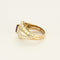 Bague 51 Bague en Or jaune & blanc 18k Rubis 58 Facettes MAN1917X2
