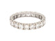 Bague 50 bague alliance americaine 20 diamants 2ct or blanc 18k 2.1gr t50 58 Facettes 268367