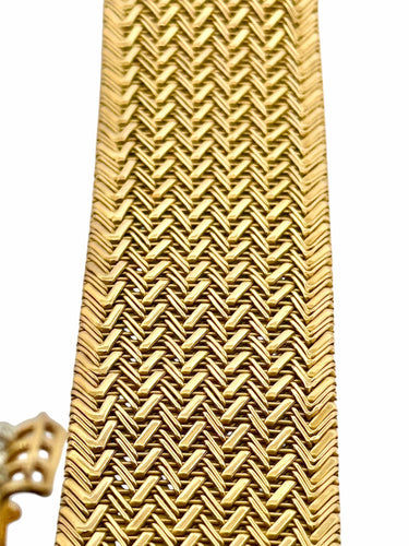 Bracelet Bracelet manchette en or 18 carats 58 Facettes