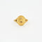 Bague 56 AUGIS-Bague ancienne diamants rubis or jaune 58 Facettes