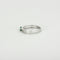 Bague 54 Bague or blanc émeraude et diamants 58 Facettes 413176