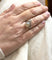 Bague ancienne en platine et diamants
