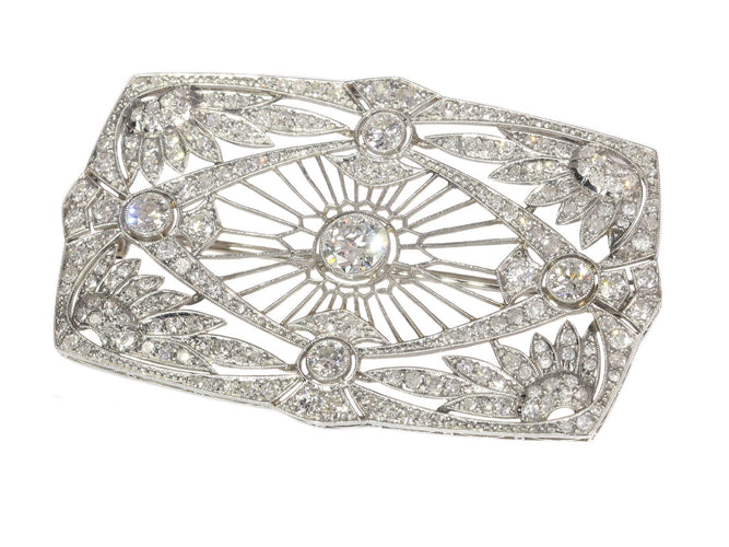 Broche Fusion élégante : broche édouardienne et Art déco 58 Facettes 20302-0004