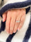 Bague 54 Bague Jarretière Diamants Vintage 58 Facettes