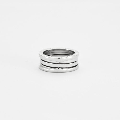 Bague BULGARI - Bague B.Zero1 or blanc 3 rangs 58 Facettes