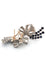 Boucles d'oreilles Boucles d'oreilles en platine avec des saphirs et des diamants 58 Facettes