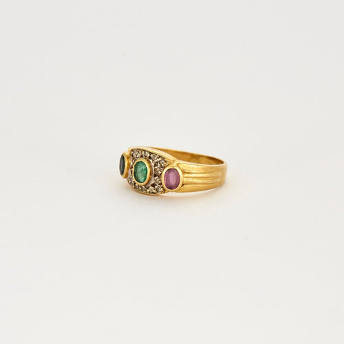 Bague Bague les 3 précieuses 58 Facettes LP549