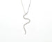 Collier Collier serpent en or blanc 18 carats serti de diamants naturels de 0,20 carat 58 Facettes 13275