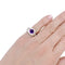 Bague 48 Bague attribuée à Boivin, argent et améthyste 58 Facettes 33268
