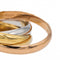 Bague 47 Cartier Bague Trinity Or jaune, Or blanc, Or rose 58 Facettes 2569523CN