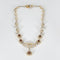 Collier Collier guirlande or jaune et or blanc, diamants et rubis 58 Facettes 240724