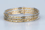 Bracelet Bracelet semainier en or blanc et jaune 58 Facettes brsemainier-105