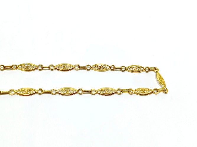 Collier Collier or jaune Art Déco 58 Facettes