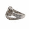 Bague 55 Bague en or blanc & diamants 58 Facettes