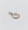 Pendentif AUGIS - Pendentif médaille d'amour or blanc  "+ qu'hier - que demain" - L'Originale Mini 58 Facettes G4350X0000