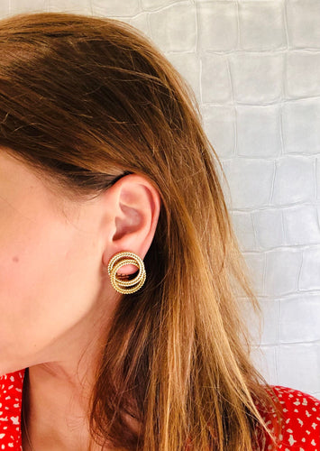 Boucles d'oreilles Boucles d'oreilles HERMES or jaune 58 Facettes