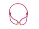 Bracelet bracelet CARTIER love anneau or rose sur cordon or rose 18k 13-24cm boite 58 Facettes 266940