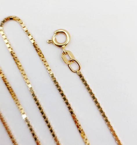 Collier Chaine vintage or 18k mailles vénitiennes 42 cm 4,92 gr 58 Facettes A05968