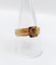 Bague 61.5 Bague semainier victorienne fleur en or rose 18k et émail bleu 58 Facettes A06639
