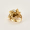 Bague 51 Bague Tank en or rose, platine et diamants 58 Facettes GU001