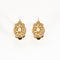 Boucles d'oreilles Boucles d'oreilles dormeuses anciennes en rose petites perles 58 Facettes