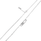 Collier Collier-Sautoir Messika, "Baby Move", or blanc, diamants. 58 Facettes 34538