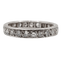 Alliance américaine Art Déco Platine et 0,66 carats de diamants 58 Facettes A06233