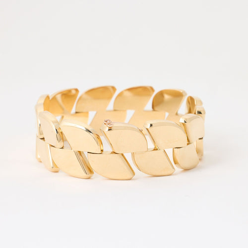 Bracelet Mellerio dits Meller - Rare Bracelet Vintage Or Jaune 58 Facettes