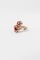 Bague 51.5 Bague Toi et Moi Fleurs en or jaune rubis et diamants 58 Facettes