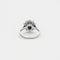 Bague 54 Bague platine et or gris avec diamants 58 Facettes GU65