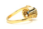 Bague 53 Bague contemporaine or jaune, saphirs et diamants 58 Facettes 22739