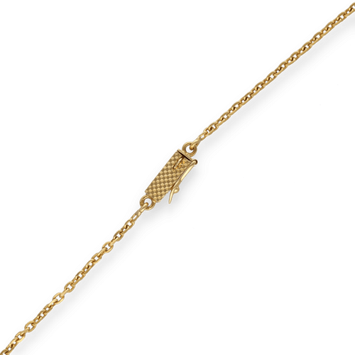 Collier Collier en or jaune 18k serti de saphirs cabochons (10 ct) et diamants (2 ct) – Vers 1980 58 Facettes FB10781