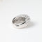 Bague 55.5 BAGUE PAVEE DE DIAMANTS EN OR GRIS 18K 58 Facettes