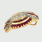 Pendentif PENDENTIF CONTEMPORAIN DU XXE SIÈCLE en OR 18 carats avec DIAMANTS et RUBIS 58 Facettes Q716A