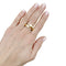 Bague 58 Bague Cartier, "Ellipse Deux Têtes Croisées", or jaune, diamants. 58 Facettes 35041