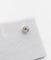 Puce d'oreille SEULE vintage or blanc et diamant de 0.38 carat 58 Facettes A06242
