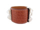bracelet HERMES medor collier de chien cuir crocodile 16 a 19 cm 58 Facettes 266669