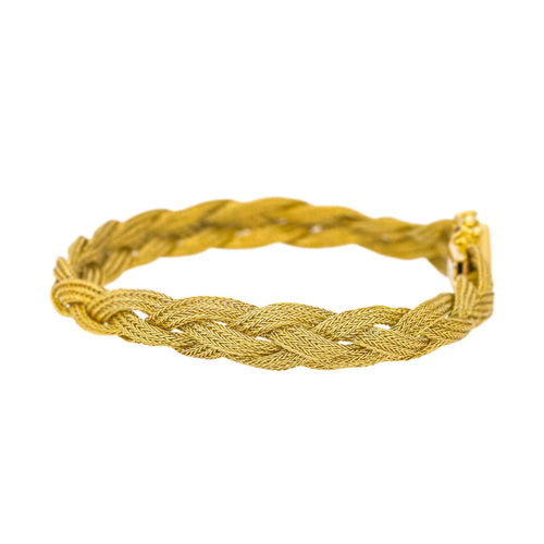 Bracelet Bracelet Tressé Or jaune 58 Facettes 4529045CN