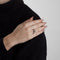 Bague 52 Bague spirale pavée de diamants 58 Facettes 2572