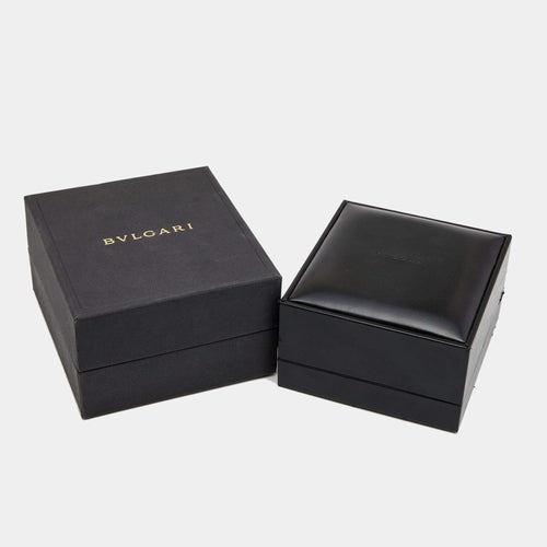 Bague 58 BULGARI - Bague B.Zero1 or blanc et topazes 58 Facettes