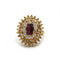Bague 54 Bague - Or, Diamants & Saphir rose 58 Facettes 250140R
