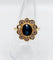 Bague 58 Bague marguerite art deco or 18k saphir et diamants taille brillants 58 Facettes A03969