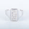 Bague 59 Bague Chevalière pavage Diamants 58 Facettes 8397
