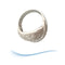 Bague 63.5 Bague or blanc, diamants total 2 carats 58 Facettes AA 1701