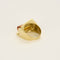 Bague 53 Bague en or jaune et citrine 58 Facettes SQU3784X4