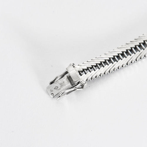 Bracelet Bracelet vintage or blanc et diamants 58 Facettes