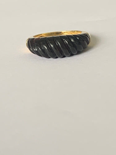 Bague 52 MELLERIO - Bague or jaune écaille 58 Facettes LOT 3445