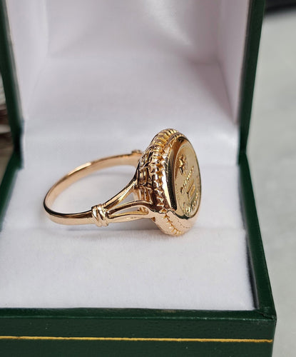 Bague 57.5 AUGIS - Bague Plus qu'hier moins que demain 58 Facettes 550