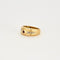 Bague 53.5 Bague or jaune rubis diamants 58 Facettes LP636/12