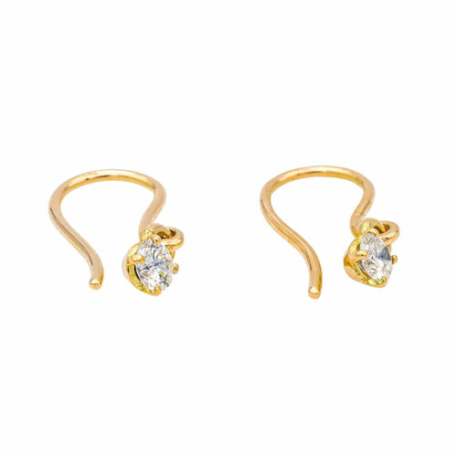 Boucles d'oreilles Boucles d'oreilles Or rose Diamant 58 Facettes 4012969CN